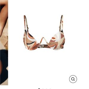 SAME Los Angeles Desert Geo Swim Top